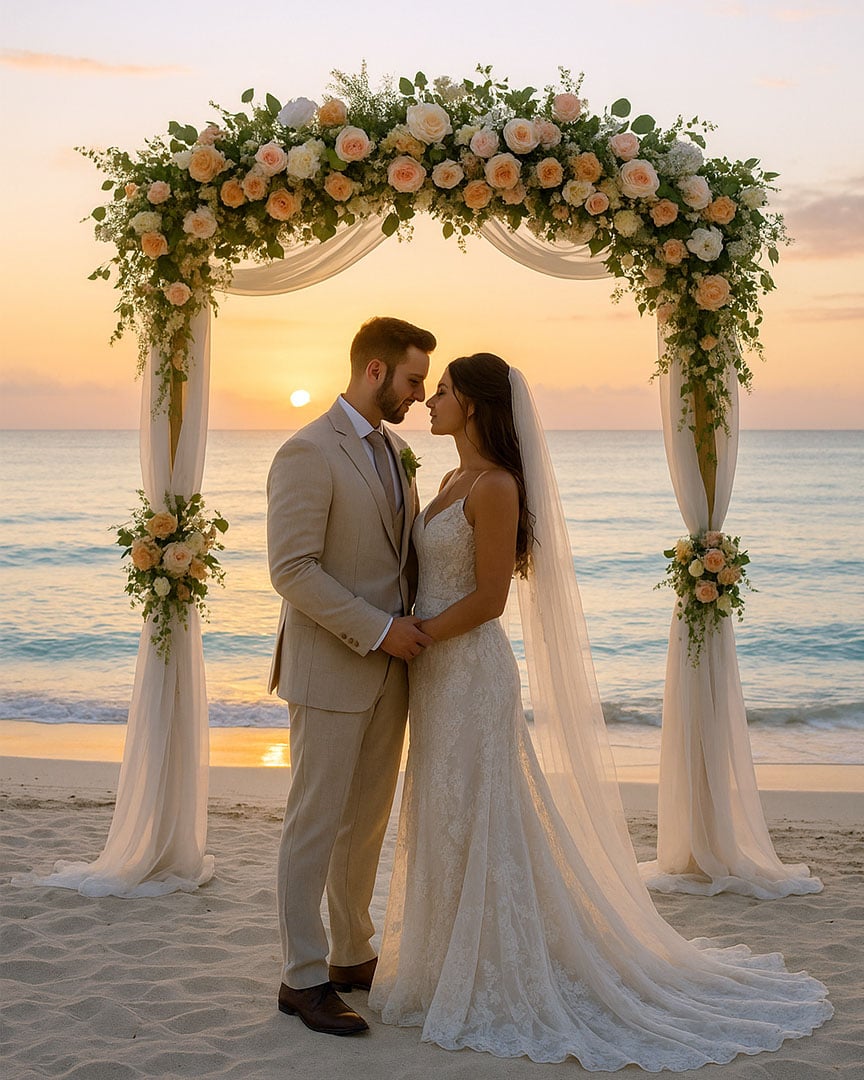 864x1080_Caribbean sunrise wedding ceremonies